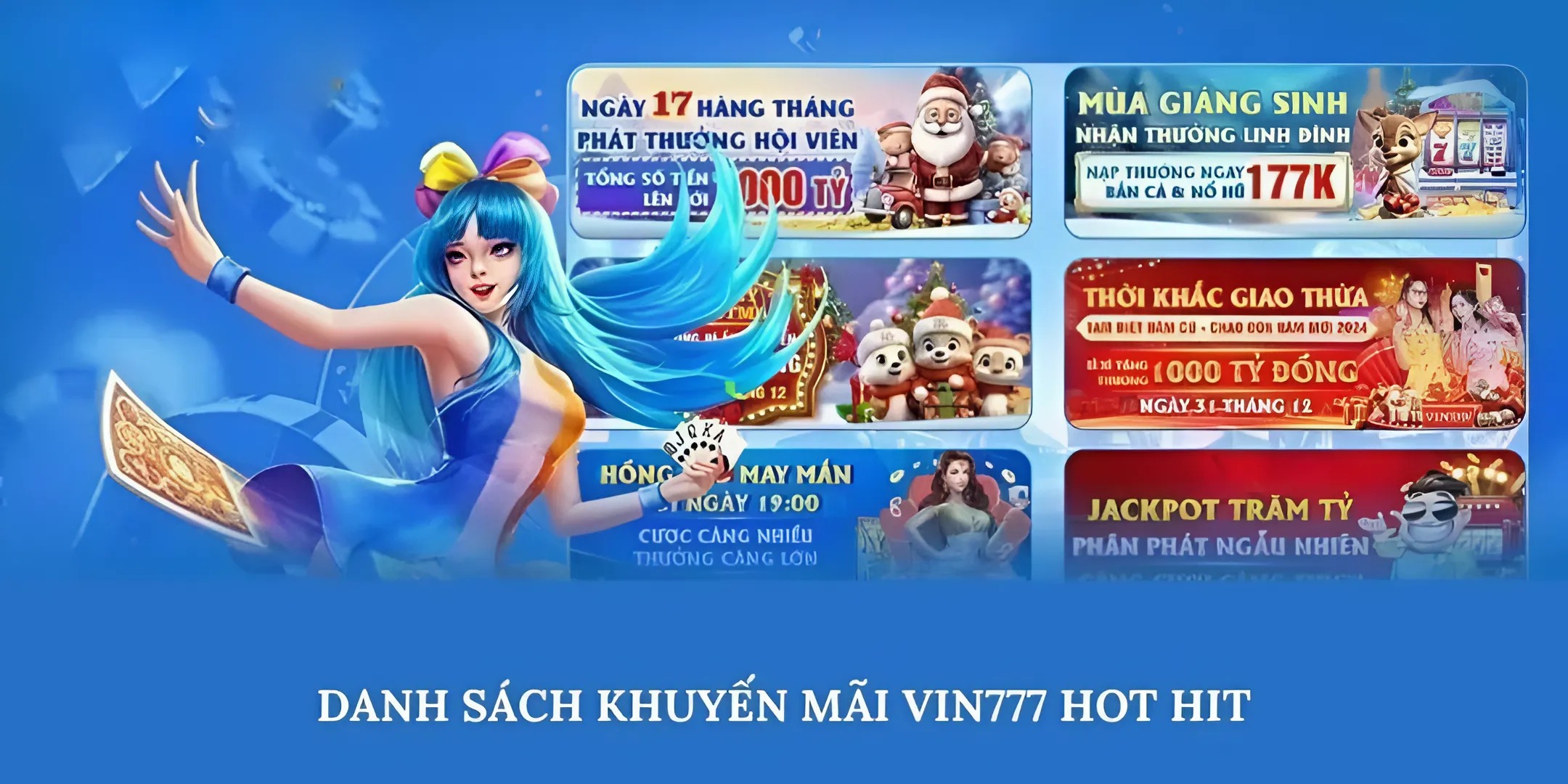 Danh sách khuyến mãi Vin777