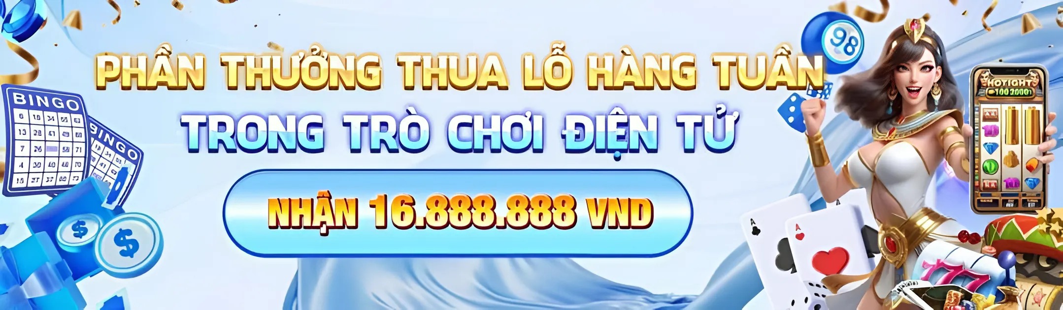 Phần thưởng thua lỗ Vin777